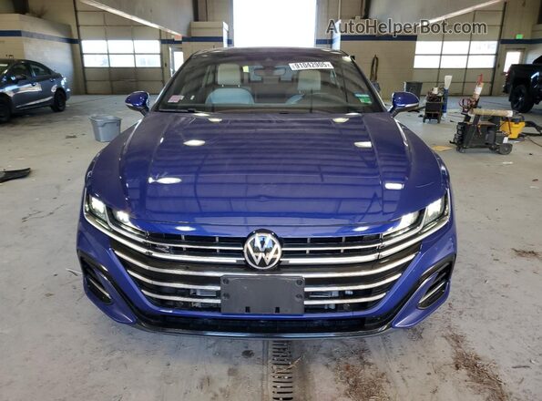 WVWHR7AN0ME012332 2021 VOLKSWAGEN ARTEON Blue Вид спереду