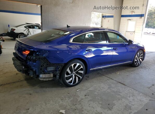 WVWHR7AN0ME012332 2021 VOLKSWAGEN ARTEON Blue Задня права чверть