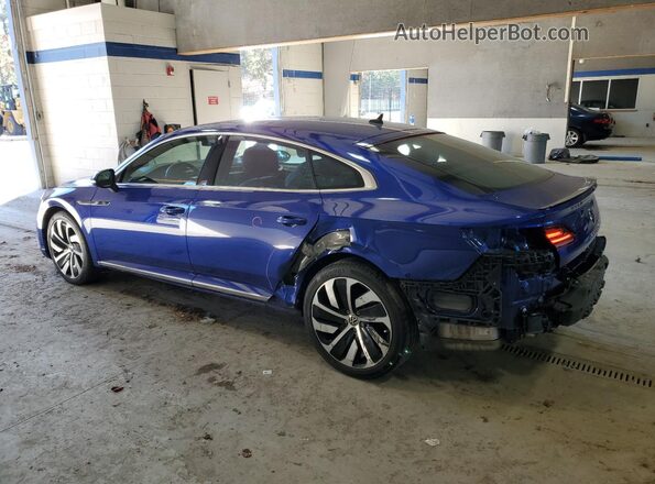 WVWHR7AN0ME012332 2021 VOLKSWAGEN ARTEON Blue Задня ліва чверть