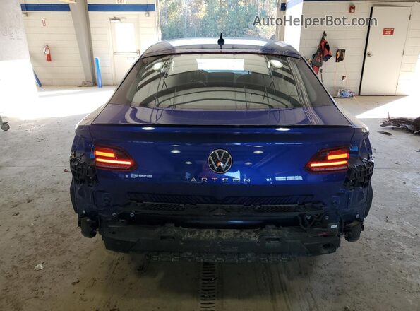 WVWHR7AN0ME012332 2021 VOLKSWAGEN ARTEON Blue Вид ззаду