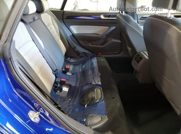 WVWHR7AN0ME012332 2021 VOLKSWAGEN ARTEON Blue Вид задніх сидінь