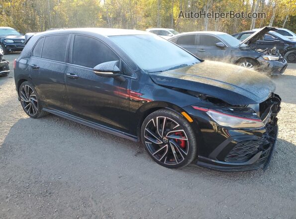 WVWVA7CD0RW201966 2024 VOLKSWAGEN GTI Черный Передняя правая четверть