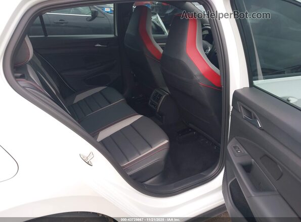 WVWVA7CD5PW191593 2023 VOLKSWAGEN GOLF White Widok naklejki z numerem VIN