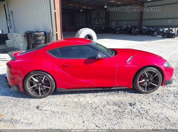 WZ1DB0C02MW042407 2021 TOYOTA GR SUPRA Red Սալոնի հետևի տեսք