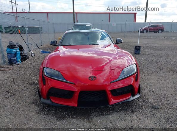 WZ1DB0C06NW052746 2022 TOYOTA GR SUPRA Red Widok zestawu wskaźników