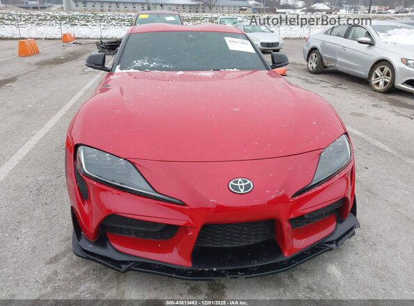 WZ1DB0C07MW040989 2021 TOYOTA GR SUPRA Red Вид щитка приладів
