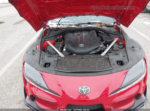 WZ1DB0C07MW040989 2021 TOYOTA GR SUPRA Red Вид ззаду