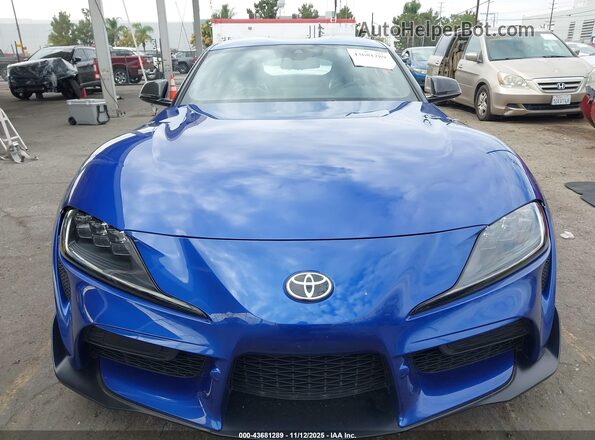 WZ1DB0G02PW054720 2023 TOYOTA GR SUPRA Blue Instrument cluster view