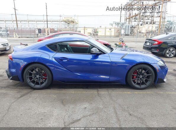 WZ1DB0G02PW054720 2023 TOYOTA GR SUPRA Blue Rear interior view