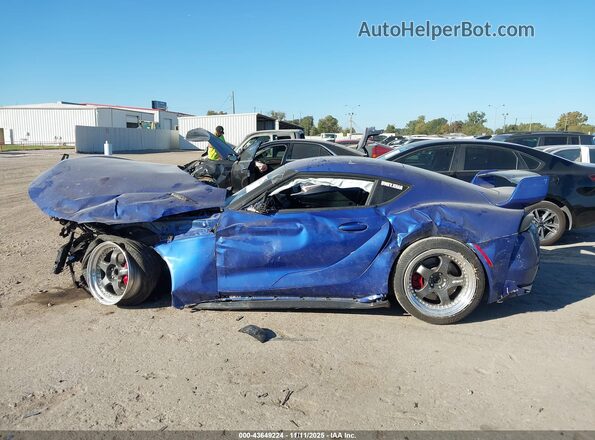 WZ1DB0G03PW055813 2023 TOYOTA GR SUPRA Blue Rear interior view