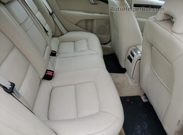 YV140MAM7G1197256 2016 VOLVO S80 White Widok tylnych siedzeń