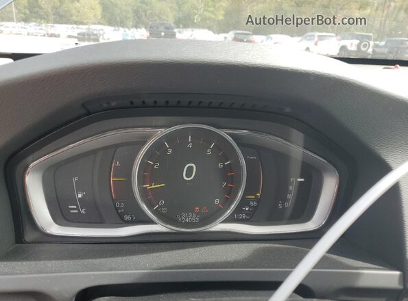 YV140MEK1H1365788 2017 VOLVO V60 Gray Instrument cluster view