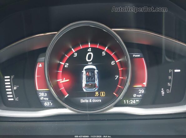 YV140MEK4G1296965 2016 VOLVO V60 Серебряный Вид задних сидений