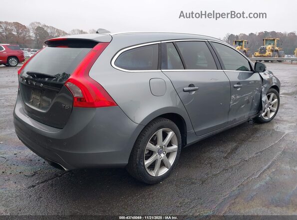 YV140MEK4G1296965 2016 VOLVO V60 Серебряный Задняя правая четверть