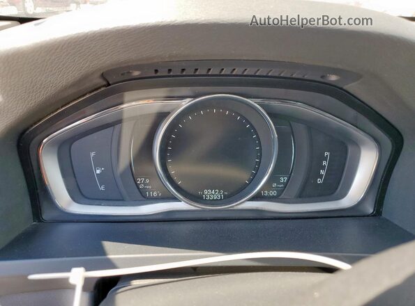 YV140MEKXG1291852 2016 VOLVO V60 Silver Widok zestawu wskaźników