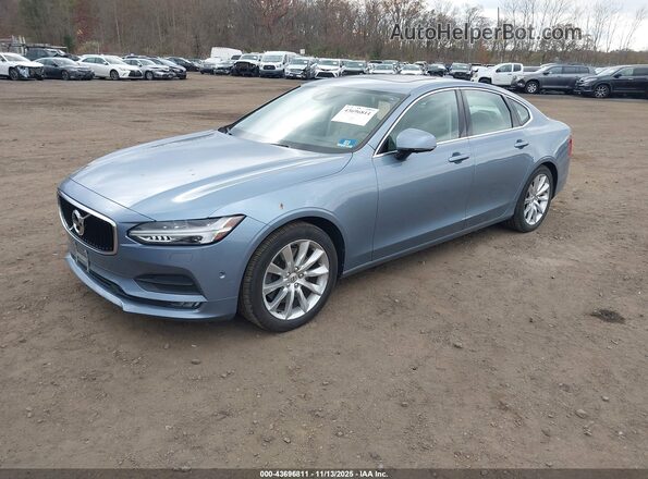 YV1A22MK2H1005285 2017 VOLVO S90 Light Blue Передняя левая четверть