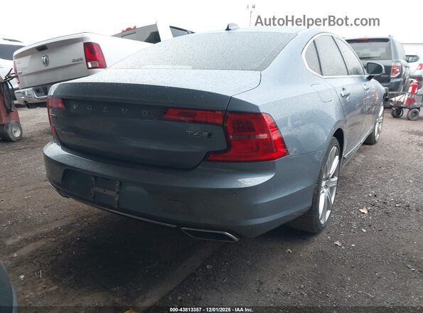 YV1A22ML2H1000970 2017 VOLVO S90 Синий Задняя правая четверть