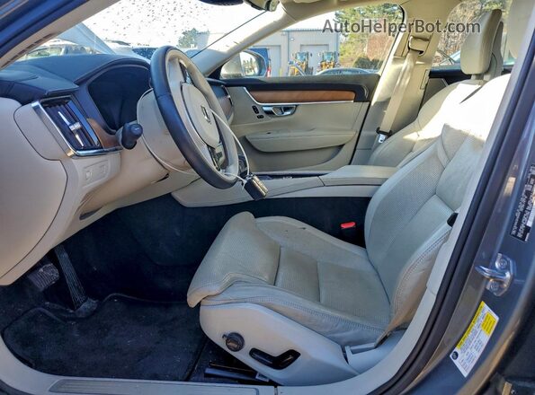 YV1A22ML8H1005557 2017 VOLVO S90 Gray Սալոնի դիմացի տեսք