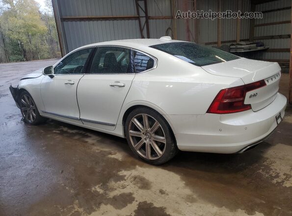 YV1A22MLXH1017077 2017 VOLVO S90 Белый Задняя левая четверть