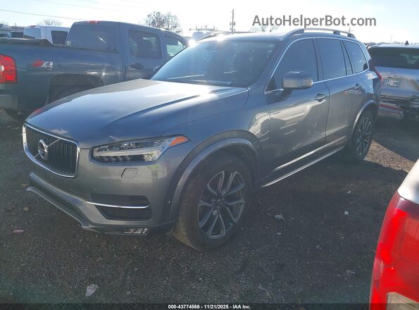 YV4102CK4K1452038 2019 VOLVO XC90 Gray Առջևի ձախ երեք քառորդ տեսարան