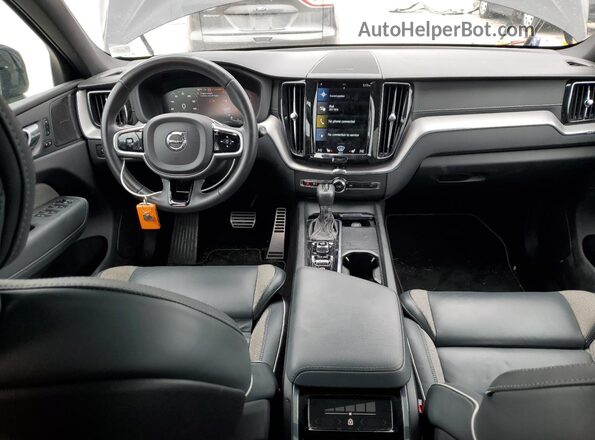 YV4102DM9M1835461 2021 VOLVO XC60 Black Вид панелі приладів
