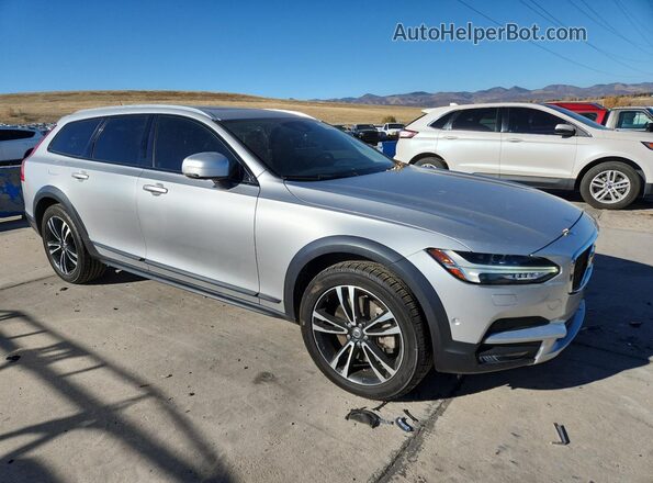 YV4102NK5J1028511 2018 VOLVO V90 Silver Front right