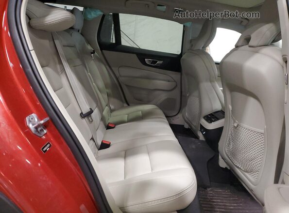 YV4102WK3L1034714 2020 VOLVO V60 Red Вид задніх сидінь