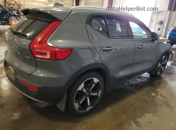 YV4162UK4M2430275 2021 VOLVO XC40 Gray Trasero derecho