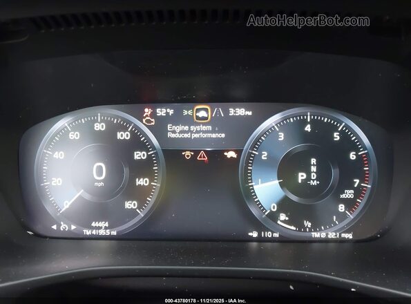 YV4162UK4M2471473 2021 VOLVO XC40 Black Vista de los asientos traseros