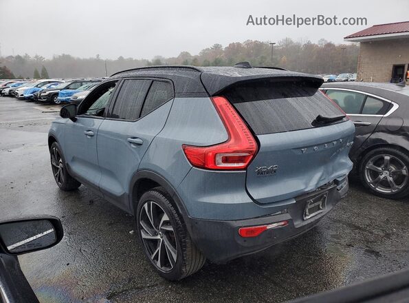 YV4162UM5L2198933 2020 VOLVO XC40 Gray Trasero izquierdo