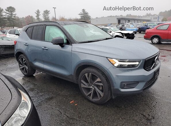 YV4162UM5L2198933 2020 VOLVO XC40 Gray Delantero derecho