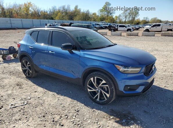YV4162UM9M2483779 2021 VOLVO XC40 Blue Передня права чверть