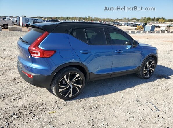 YV4162UM9M2483779 2021 VOLVO XC40 Blue Задня права чверть