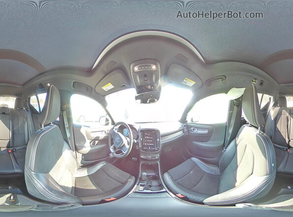 YV4162XZ2K2012254 2019 VOLVO XC40 Black Vista interior de 360 grados