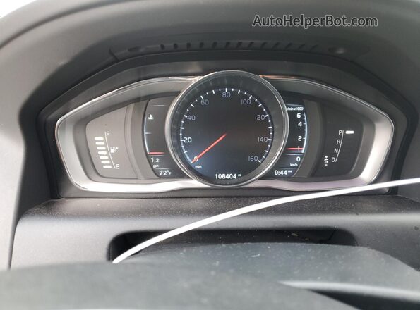 YV440MDK9G2902503 2016 VOLVO XC60 White Vista del cuadro de instrumentos