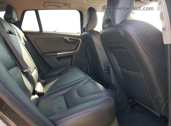 YV4612HK2G1003766 2016 VOLVO V60 Black Vista de los asientos traseros