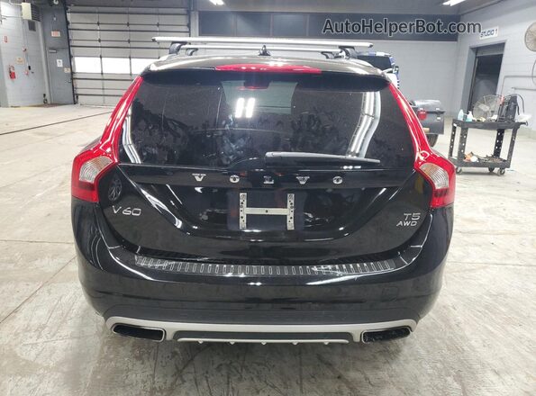 YV4612HM3G1013644 2016 VOLVO V60 Black Widok z tyłu