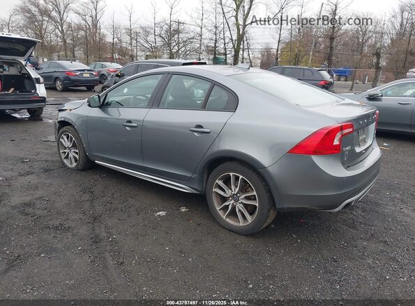 YV4612UM3G2001221 2016 VOLVO S60 CROSS COUNTRY Gray უკანა მარცხენა