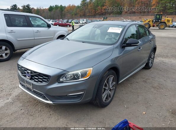 YV4612UM9G2000557 2016 VOLVO S60 CROSS COUNTRY Серый Передняя левая четверть