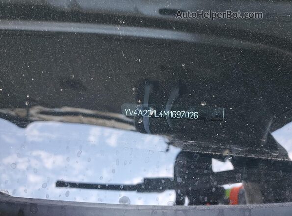 YV4A221L4M1697026 2021 VOLVO XC90 Gray Вид наклейки з VIN-кодом