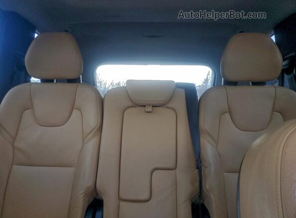 YV4A22PK5G1069205 2016 VOLVO XC90 Black უკანა სავარძლების ხედი