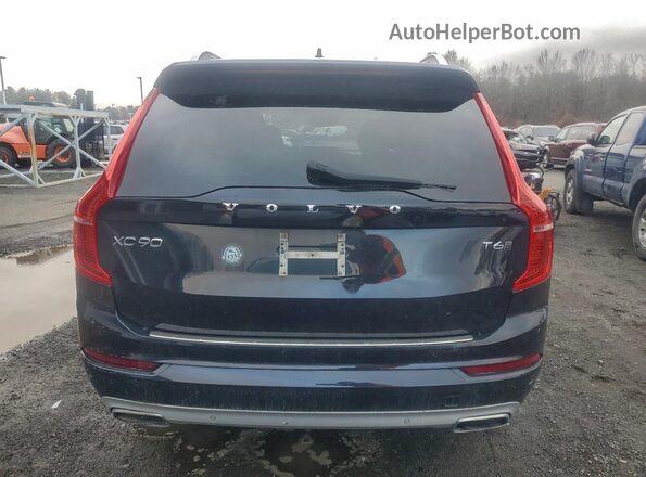 YV4A22PK5G1069205 2016 VOLVO XC90 Black უკანა ხედი