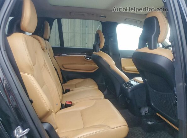 YV4A22PK5G1069205 2016 VOLVO XC90 Black უკანა სალონის ხედი