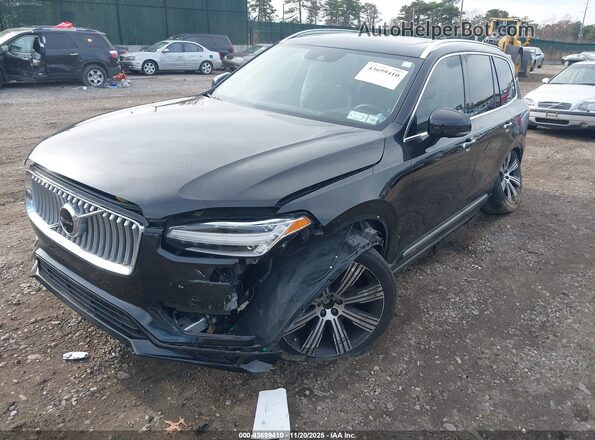 YV4A22PL6M1771439 2021 VOLVO XC90 Black Առջևի ձախ երեք քառորդ տեսարան
