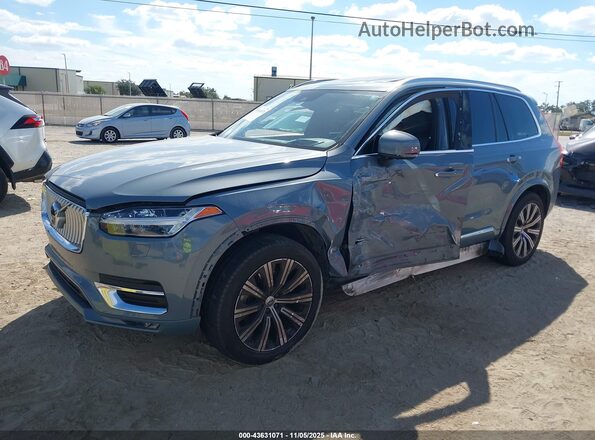 YV4A22PL9L1593606 2020 VOLVO XC90 Gray წინა მარცხენა ხედი სამი მეოთხედიდან