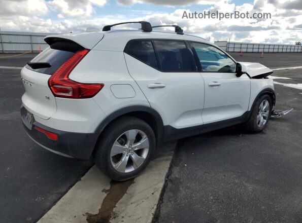 YV4AC2HK3K2124054 2019 VOLVO XC40 White Задня права чверть