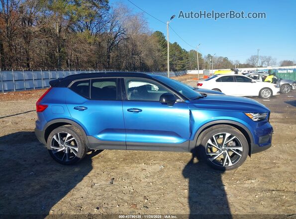 YV4AC2HM0L2284251 2020 VOLVO XC40 Blue უკანა სალონის ხედი