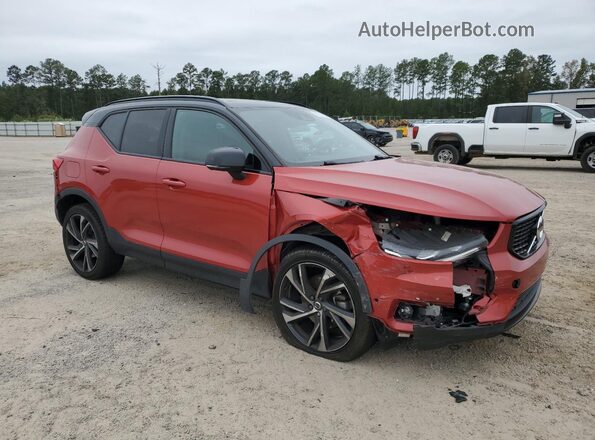 YV4AC2HM9K2074892 2019 VOLVO XC40 Red Przód prawy