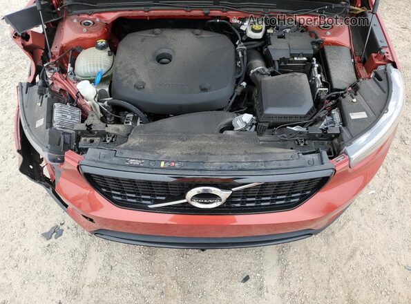 YV4AC2HM9K2074892 2019 VOLVO XC40 Red Widok komory silnika