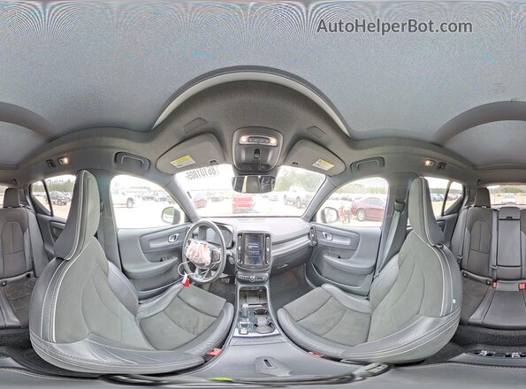 YV4AC2HM9K2074892 2019 VOLVO XC40 Red Widok wnętrza 360 stopni